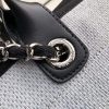 Best Replicas Bags - Chanel Deauville Tote Replica 38cm Light Grey/Black Canvas Bag Shop For Best Louis Vuitton LV Replica Bags With Cheap Price