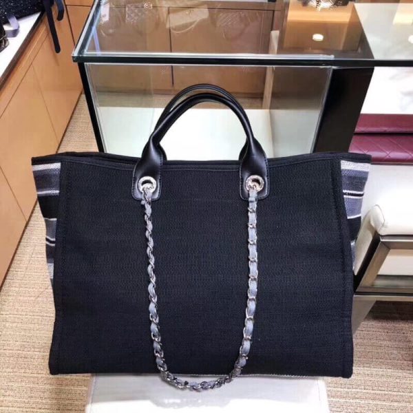 Chanel Deauville Tote 38Cm Multi Canvas Replica Bag A66941 - Image 3