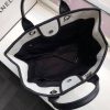 Best Replicas Bags - Replica Chanel Deauville Tote 38Cm Canvas White/Black A66941 Shop For Best Louis Vuitton LV Replica Bags With Cheap Price