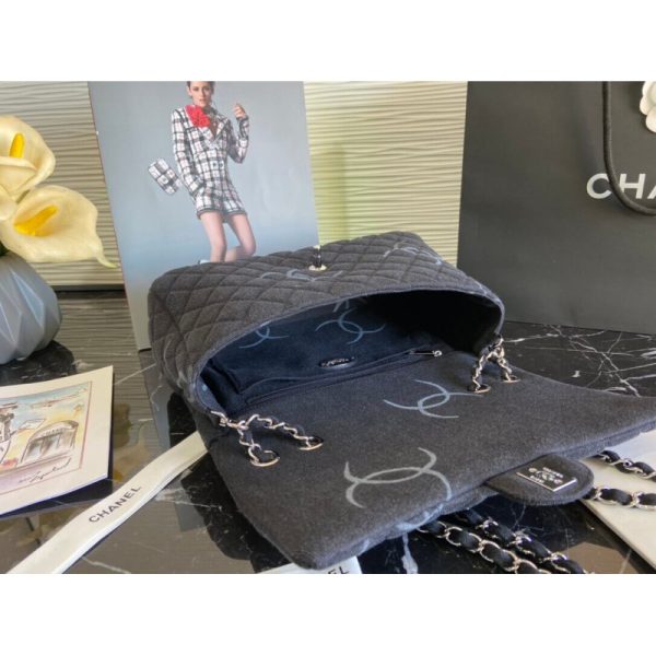 Chanel Denim Replica Classic Flap Jumbo Bag As2072 - Image 6