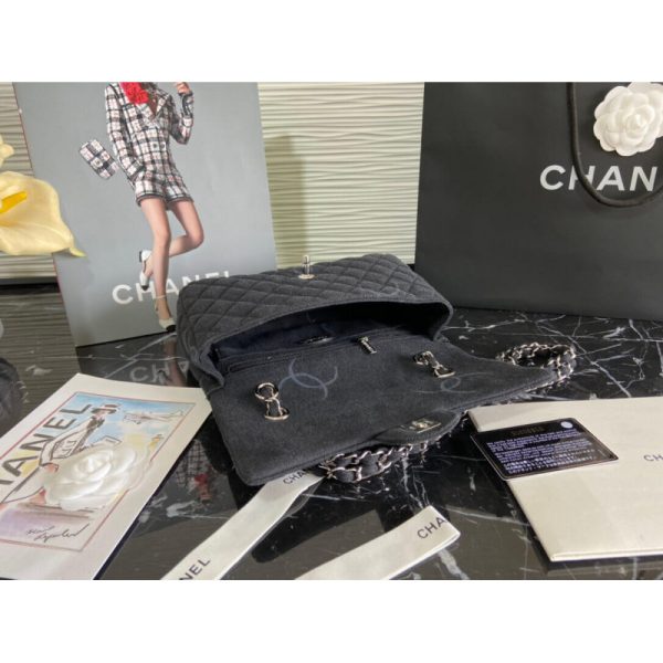 Replica Chanel Denim Classic Flap Medium Handbag AS2071 - Image 5