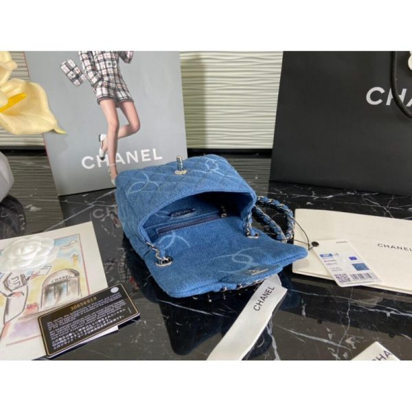 Chanel Denim Classic Flap Mini Bag Replica - AS2070 - Image 5