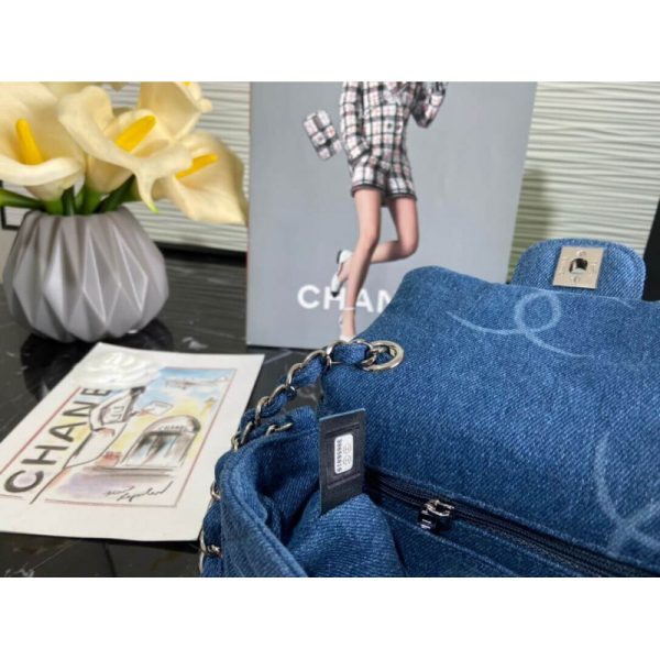 Chanel Denim Classic Flap Mini Bag Replica - AS2070 - Image 8
