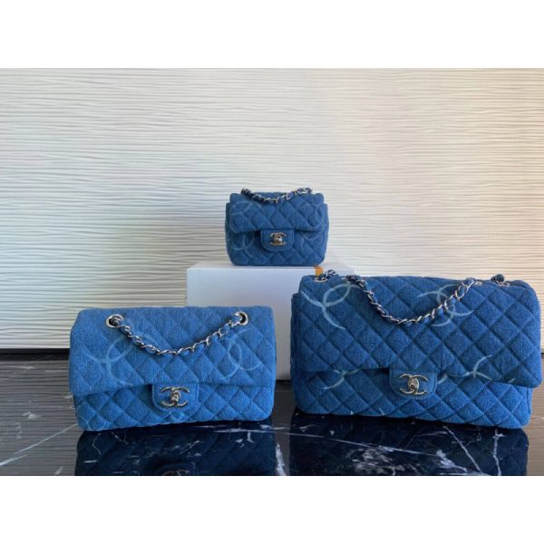 Chanel Denim Classic Flap Mini Bag Replica - AS2070 - Image 10
