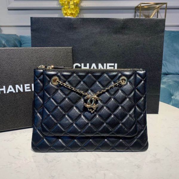 Replica Chanel Double Flap Bag with Strap, 28cm Ap1072 - Image 2