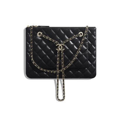 Replica Chanel Double Flap Bag with Strap, 28cm Ap1072