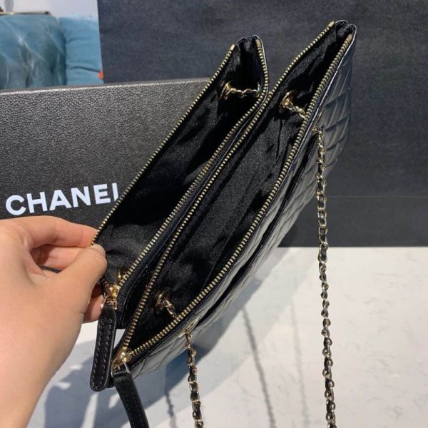 Replica Chanel Double Flap Bag with Strap, 28cm Ap1072 - Image 10