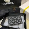 Best Replicas Bags - Chanel Enamel Handle Chain Clutch in Grained Calfskin Shop For Best Louis Vuitton LV Replica Bags With Cheap Price