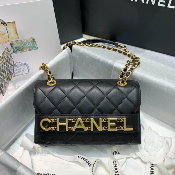 Chanel Front Logo Small Flap Bag Replica – As1490 - Image 2