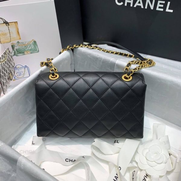 Chanel Front Logo Small Flap Bag Replica – As1490 - Image 3