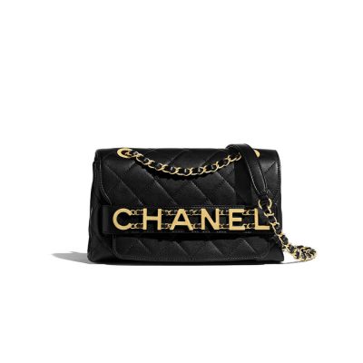 Chanel Front Logo Small Flap Bag Replica – As1490