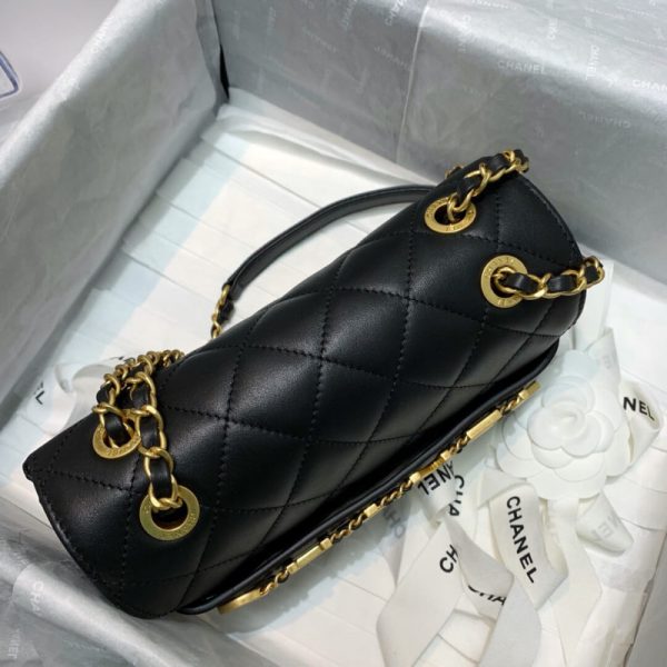 Chanel Front Logo Small Flap Bag Replica – As1490 - Image 7