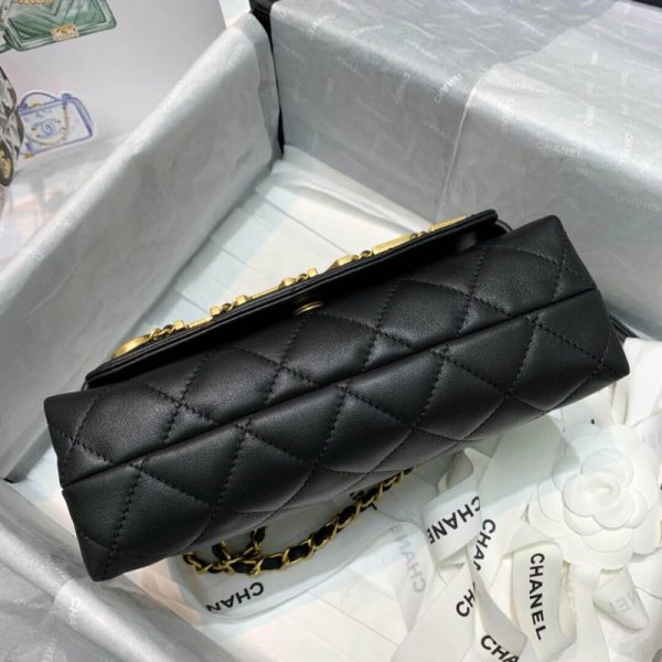 Chanel Front Logo Small Flap Bag Replica – As1490 - Image 8