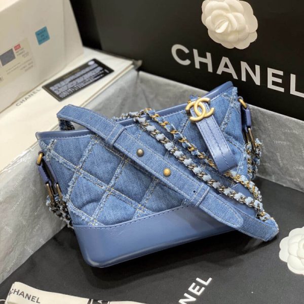 Chanel Gabrielle Small Hobo Bag Denim Calfskin A91810 Replica - Image 2