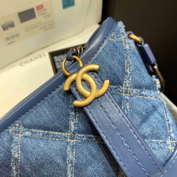 Chanel Gabrielle Small Hobo Bag Denim Calfskin A91810 Replica - Image 7