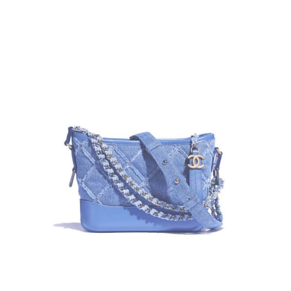 Chanel Gabrielle Small Hobo Bag Denim Calfskin A91810 Replica