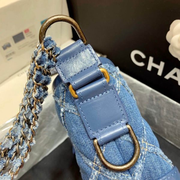 Chanel Gabrielle Small Hobo Bag Denim Calfskin A91810 Replica - Image 9