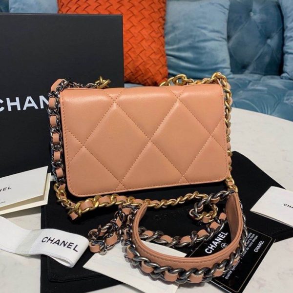 Chanel Quilted 19 Woc Goatskin Chain Bag Replica - Image 2