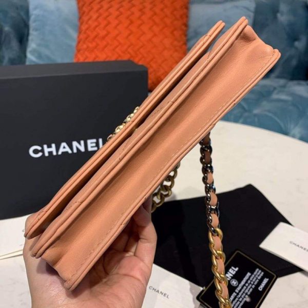 Chanel Quilted 19 Woc Goatskin Chain Bag Replica - Image 4