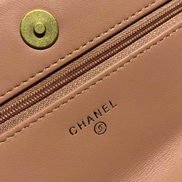 Chanel Quilted 19 Woc Goatskin Chain Bag Replica - Image 7