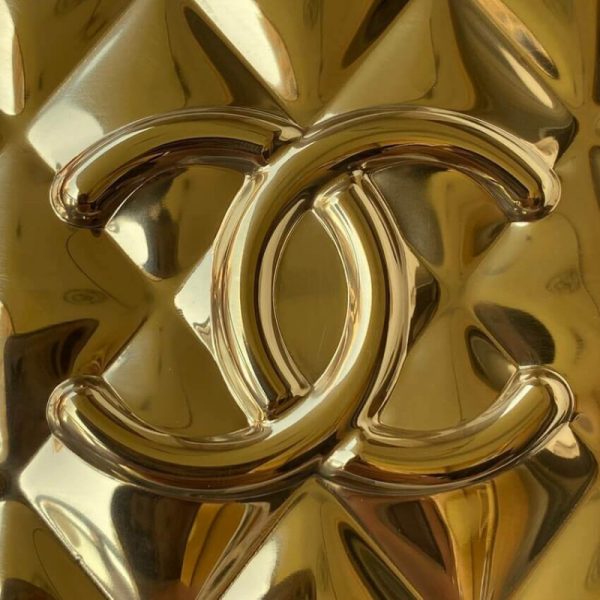 Chanel Lambskin Gold Vanity Case Replica Style AS2900 - Image 4