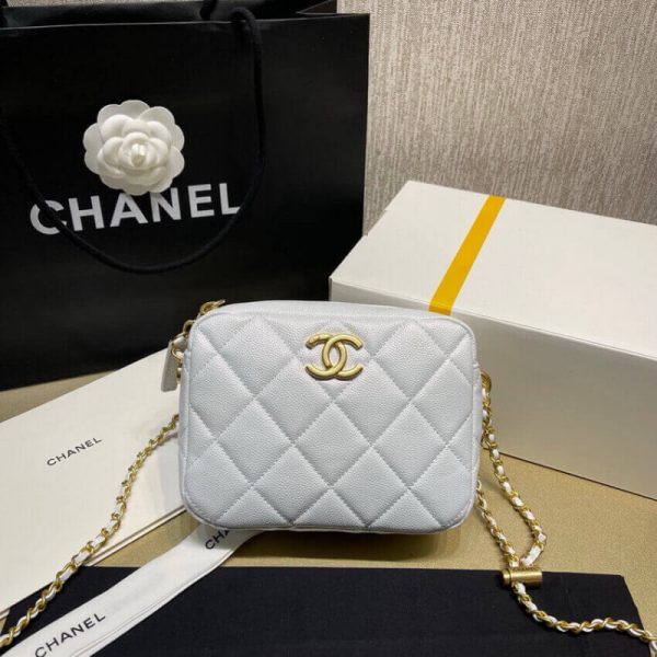 Replica Chanel Calfskin Camera Bag - Style As2856 - Image 11