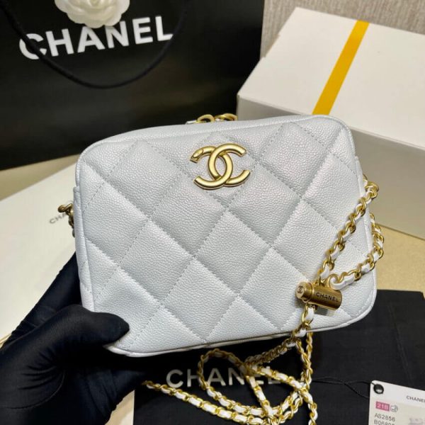 Replica Chanel Calfskin Camera Bag - Style As2856 - Image 12