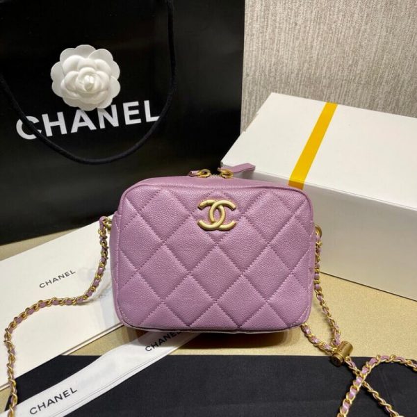 Replica Chanel Calfskin Camera Bag - Style As2856 - Image 29
