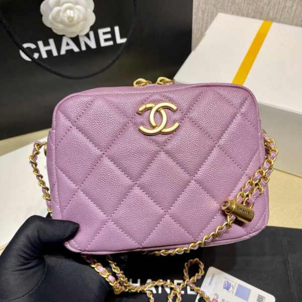 Replica Chanel Calfskin Camera Bag - Style As2856 - Image 30