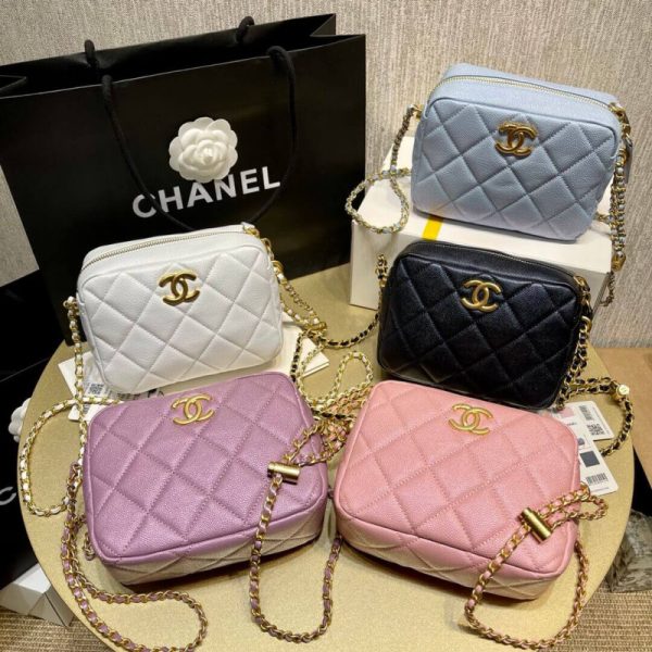 Replica Chanel Calfskin Camera Bag - Style As2856 - Image 37