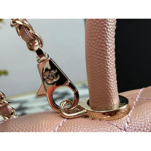 Replica Chanel Mini Flap Bag with Top Handle - Image 3