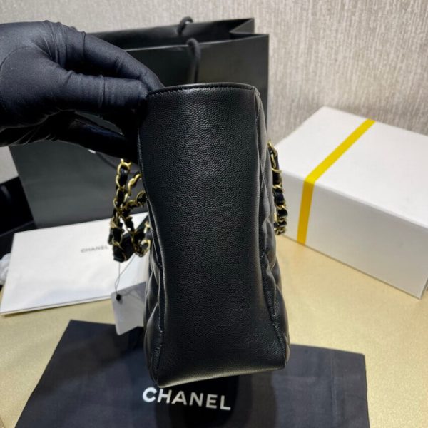 Chanel Grained Calfskin Replica Tote Bag - Black As2030 - Image 8