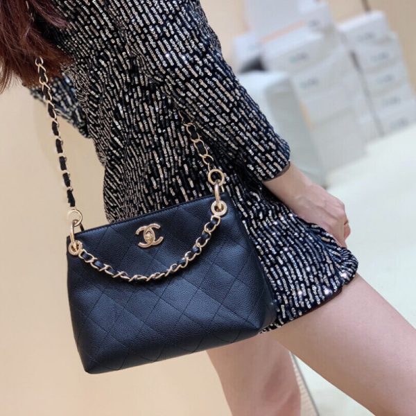 Chanel Replica Calfskin Small Hobo Bag - As1461 - Image 2