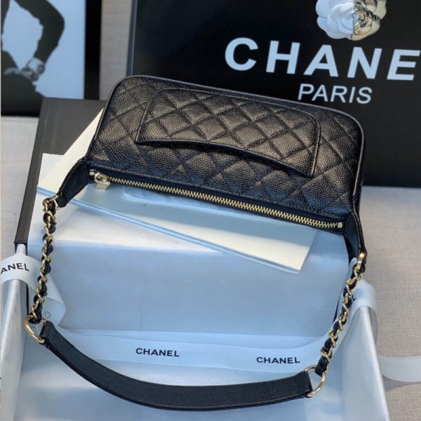 Chanel B01960 Grained Leather Hobo Bag Replica - Image 5