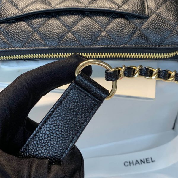 Chanel B01960 Grained Leather Hobo Bag Replica - Image 10