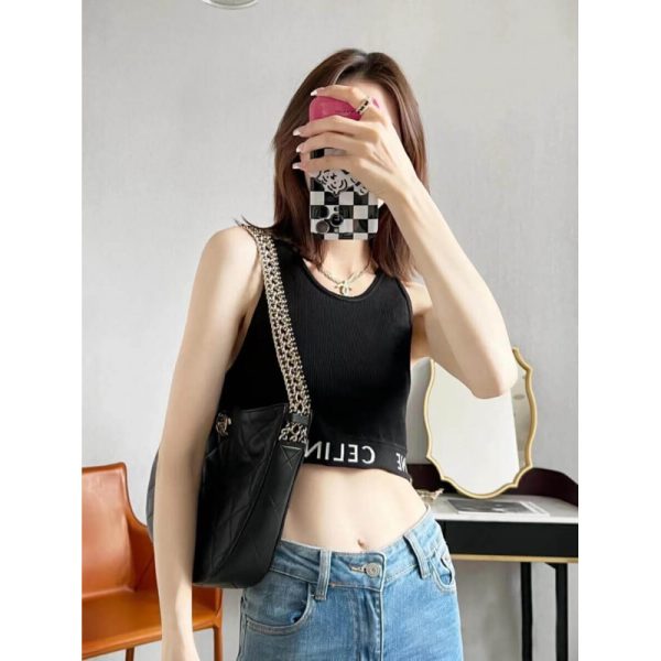 Replica Chanel Lambskin Hobo Bag Black As3153 - Luxe Design - Image 4