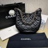 Best Replicas Bags - Replica Chanel Lambskin Hobo Bag Black As3153 - Luxe Design Shop For Best Louis Vuitton LV Replica Bags With Cheap Price