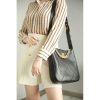 Best Replicas Bags - Replica Chanel Black Calfskin Hobo Handbag As2844 Shop For Best Louis Vuitton LV Replica Bags With Cheap Price