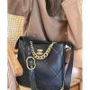Best Replicas Bags - Replica Chanel Black Calfskin Hobo Handbag As2844 Shop For Best Louis Vuitton LV Replica Bags With Cheap Price