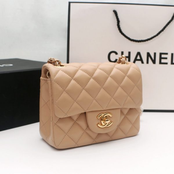 Chanel 17Cm Lambskin Classic Flap Bag Replica 1115 - Image 2