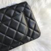 Best Replicas Bags - Chanel 20Cm Lambskin Classic Flap Bag Replica in Black Shop For Best Louis Vuitton LV Replica Bags With Cheap Price
