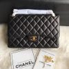 Best Replicas Bags - Chanel Lambskin Classic Flap Bag Black A1113 – 30cm Replica Shop For Best Louis Vuitton LV Replica Bags With Cheap Price