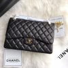 Best Replicas Bags - Chanel Lambskin Classic Flap Bag Black A1113 – 30cm Replica Shop For Best Louis Vuitton LV Replica Bags With Cheap Price