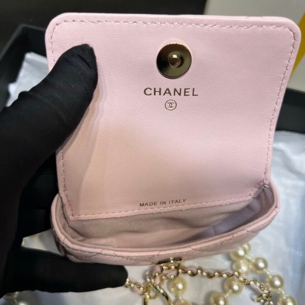 Replica Chanel Lambskin Pink Belt Bag Ap2654 - Image 12
