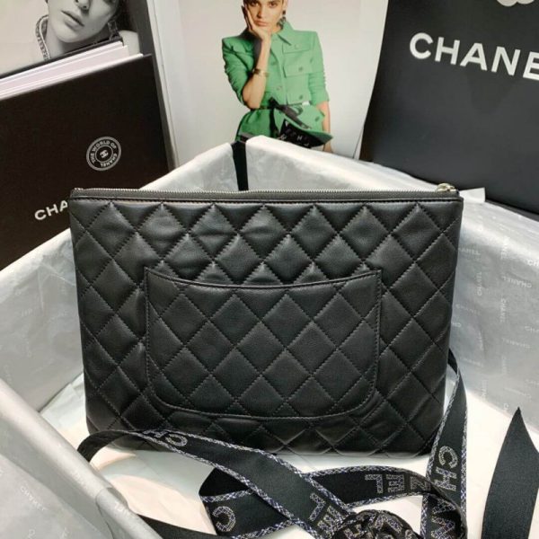 Replica Chanel Lambskin Case with Accessories - Black AP1054 - Image 2