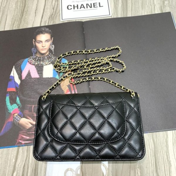 Chanel Lambskin Replica Chain Bag - Style 86058 - Image 3