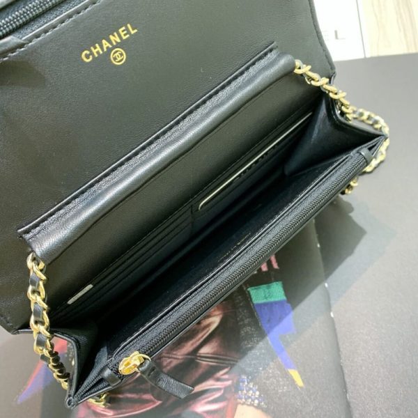 Chanel Lambskin Replica Chain Bag - Style 86058 - Image 8