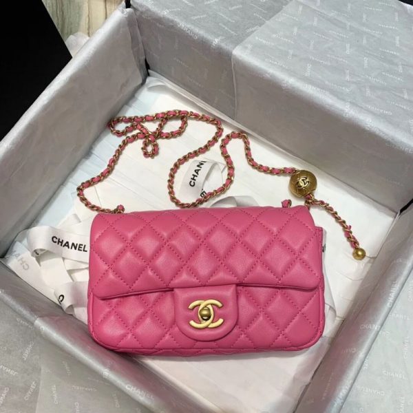 Chanel Lambskin Flap Bag Replica - As1787, Luxurious Design - Image 5