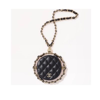 Chanel Lambskin Leather Pouch with Chain - Replica Ap2568