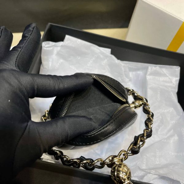 Chanel Lambskin Leather Pouch with Chain - Replica Ap2568 - Image 7